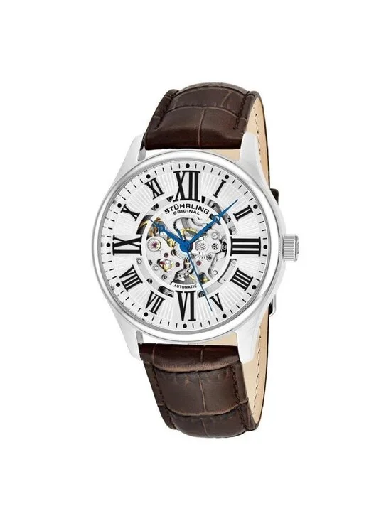 NWT Stuhrling Original Legacy Automatic Silver Dial Men's Watch