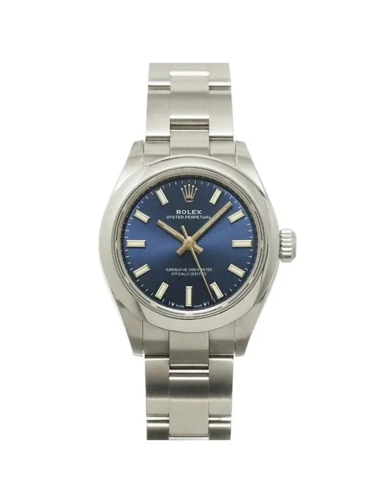 Rolex Oyster Perpetual Roulette Watch Blue Automatic Winding