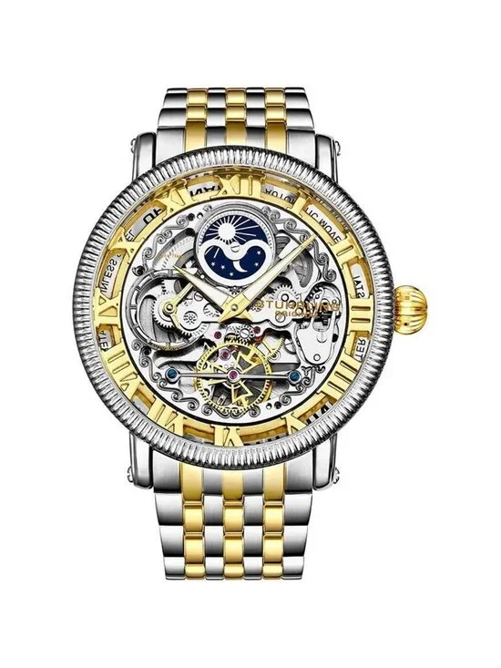 NWT Stuhrling Original Legacy Automatic Gold Dial Men's Watch