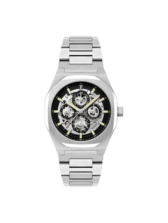 NWT Thomas Earnshaw Drake Triple Calendar Black Dial Men's Watch