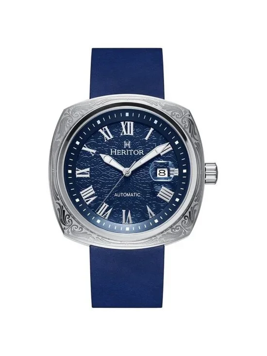 NWT Heritor Davenport Blue Dial Men's Watch