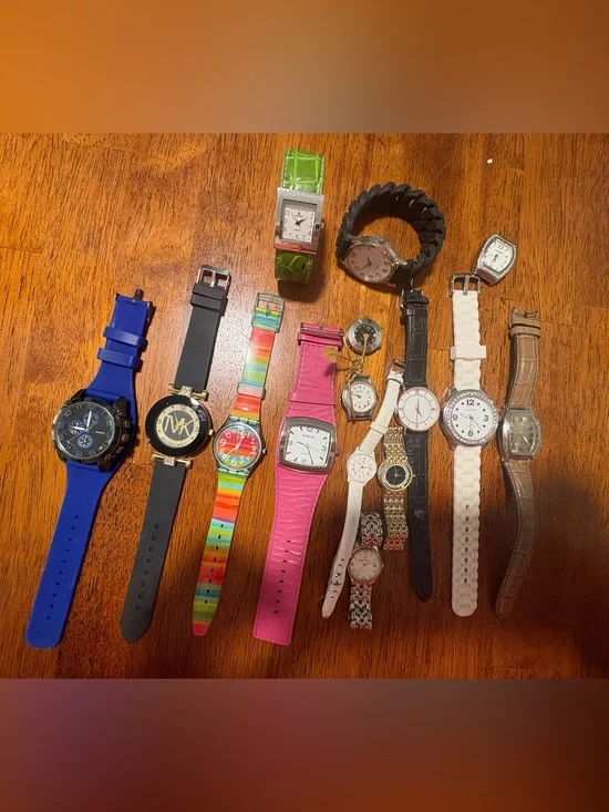 For Parts & Repair: Mixed Watch Lot: Swatch, Geneva, Cannes & More (15 items)