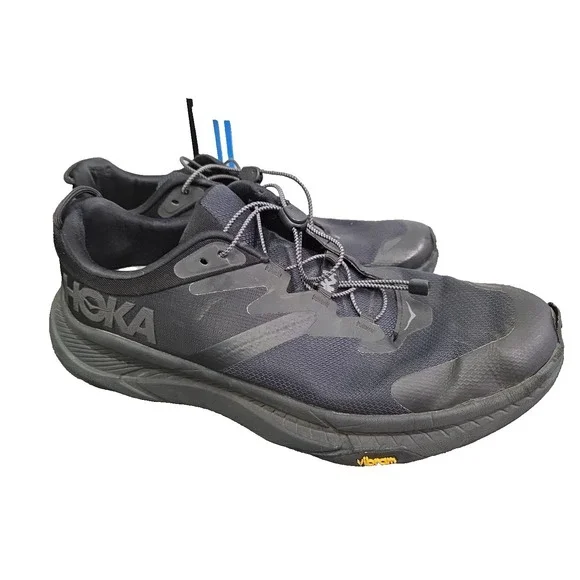 Hoka‎ Transport Running Shoes Black/Black Men's Size 12D  1123153
