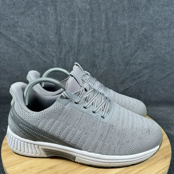 S Orthofeet Men's Yari Hands Free Gray Knit‎ Shoes Sneakers Size 7.5 2E