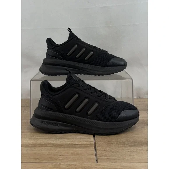 Adidas Bounce Mens Black Mesh Running Shoes Sneakers Size 5.5 US‎