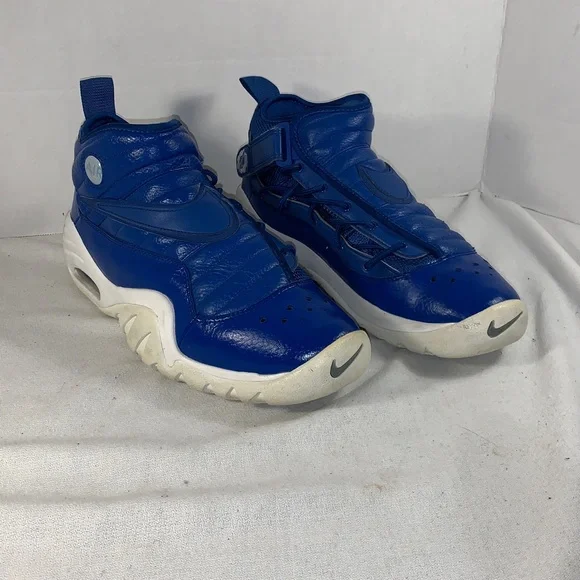 Nike Mens Air Shake Ndestrukt Royal Blue/ White Basketball Sneakers