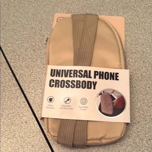 Universal Phone Crossbody - Beige
