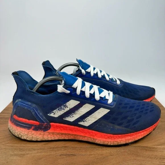 Mens Adidas Ultraboost PB Royal Blue Athletic‎ Running Sneakers Size 11 M GUC