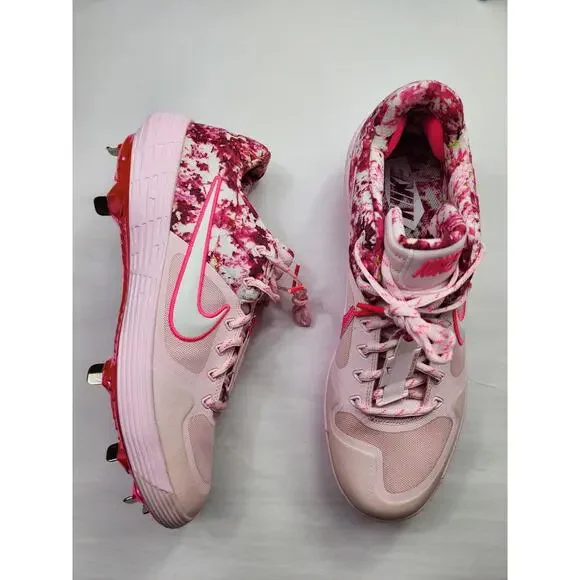 New Nike Exclusive Alpha Huarache Elite Baseball Cleats “Mother’s Day” 12