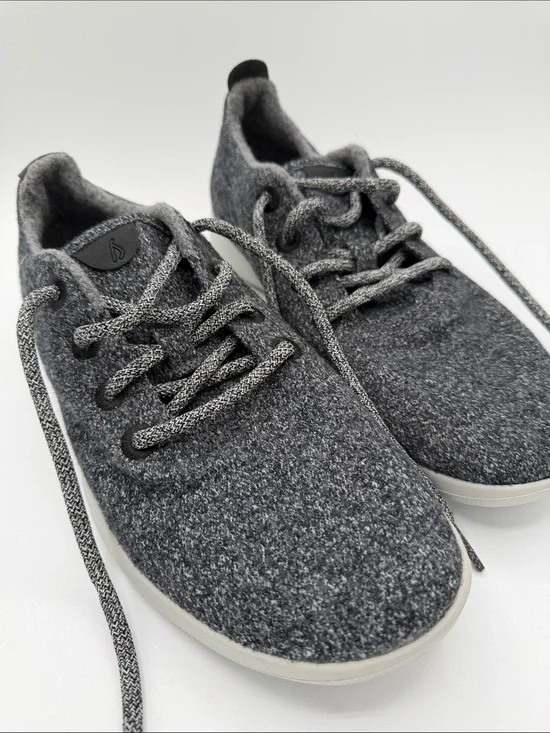 All Bird Wool Runner   Running Shoes Gray White Athletic Sneakers