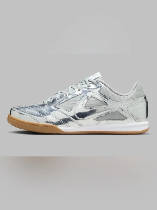 NEW Nike Gato LV8 Chrome Metallic Silver Gum IB3566-001 Mens Shoes 9.5-13