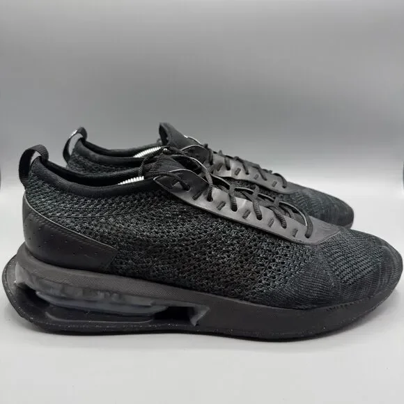 Nike Air Max Flyknit Racer Mens Black Running Sneakers Shoes Size 13