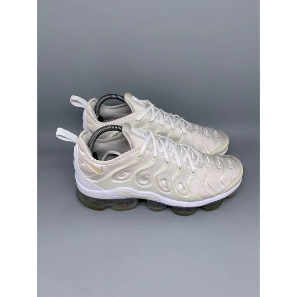 Nike Air VaporMax Plus Sail White Running Shoes 924453-100 Men's Sz 8