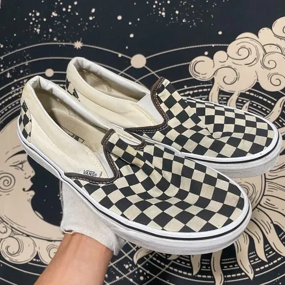 Vans Athletic Sneaker Shoe Unisex M8.5/W10 White Suede Skateboarding