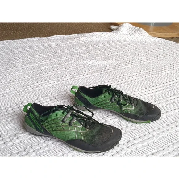 Merrell Trail Glove 2 Barefoot Minimalist Mens Green Size 10.5