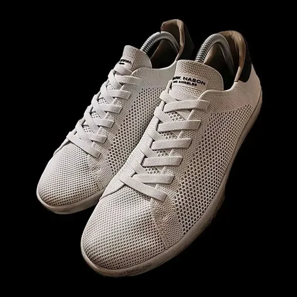 Mark Nason Los Angeles Shoes Sneakers Mens 10 Bryson White Casual Slip‎ On Low