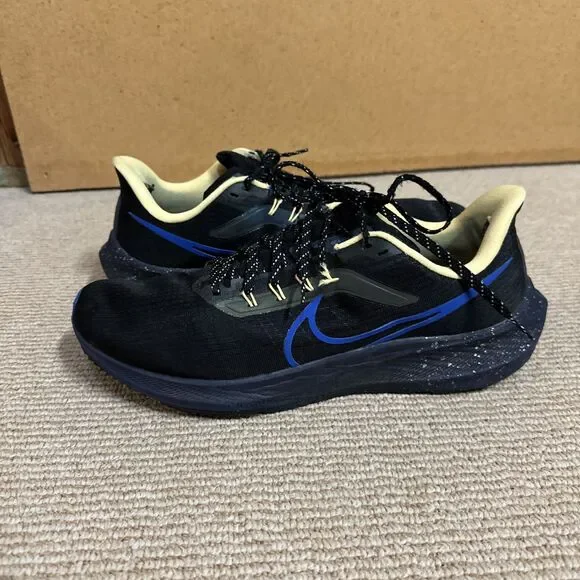 Nike Air Zoom Pegasus 39 size 14 Black Hyper Royal Speckled edition *READ*