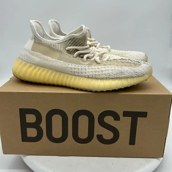 YEEZY BOOST 350 V2 Natural FZ5246 Abez Mens Size 8