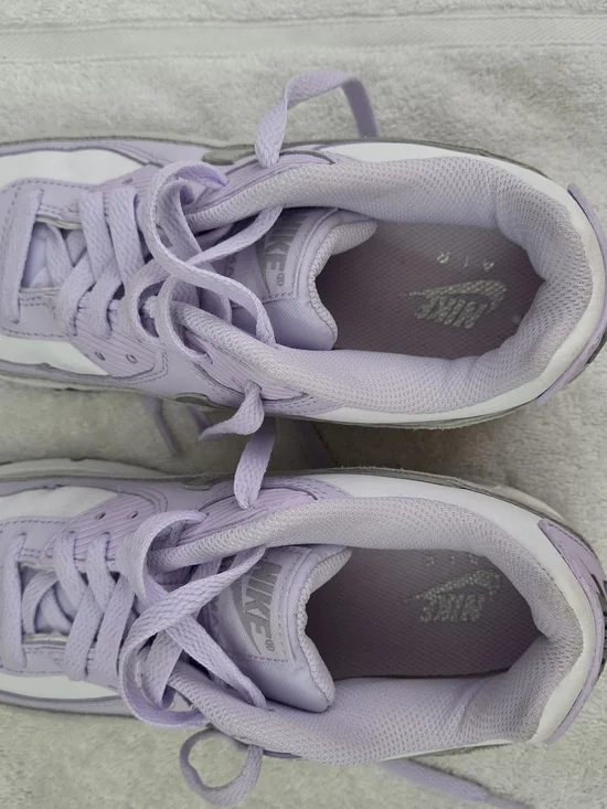 Nike Women's Lavender and White Sneakers