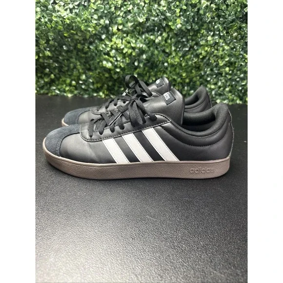 Adidas VL Court Base sneakers Men's Size 8 Black Shoes