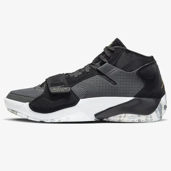 Nike Air Jordan Zion‎ 2 TB Black Metallic Gold DQ7688-001 Men's Size 8 Unisex