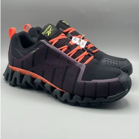 Reebok Zigwild TR6 Black Purple Coral Running Shoes - Men's Size 11.5 NEW