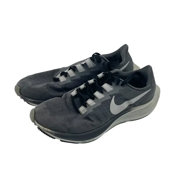 Nike Pegasus 37 Men's Running Shoes Size 9.5 US Grey BQ9646-009 Used