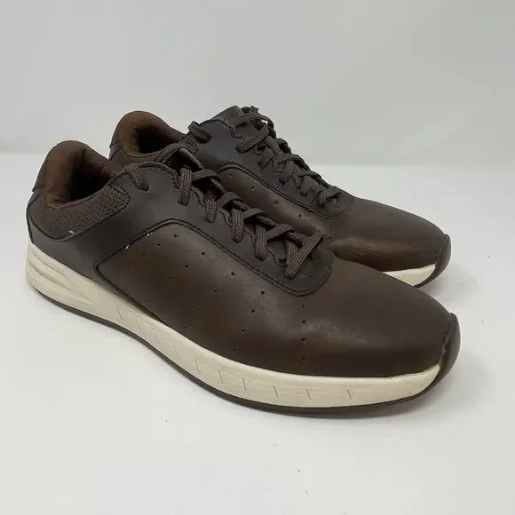 Walter Hagen Golf Shoes Spikeless, Ortholite, Brown Leather, Casual Mens 12