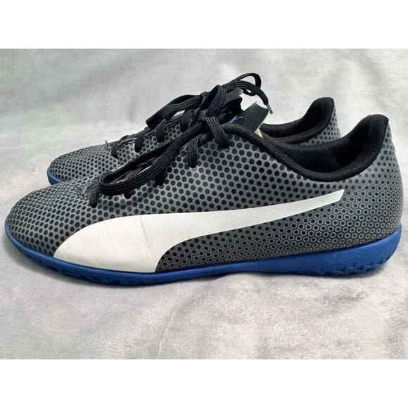 PUMA Men’s Low Top Lace-Up Sneaker Gray/Black Hexagon 104498 08 Size 6