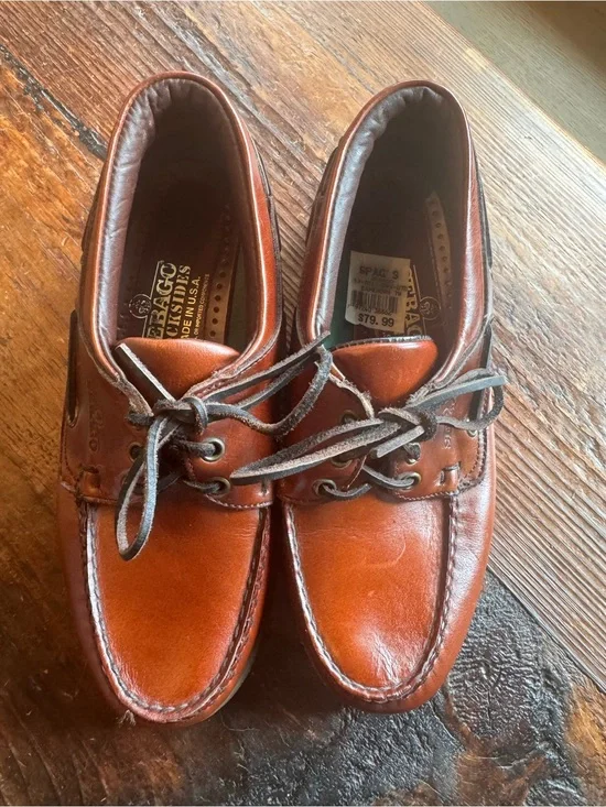 VTG Sebago Capehorn Boat Shoes Made in USA Deadstock NWT‎ Men 7W Women 8.5/9