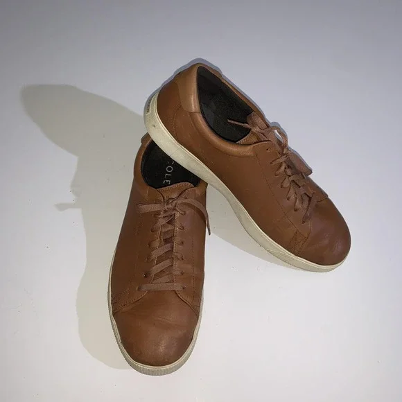 Cole Haan Shoes Mens 11.5 Wide Nantucket 2.0 Brown Lace Up Sneaker C33821