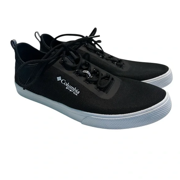 Columbia PFG Men's Black And White Boat Shoes Size 8
