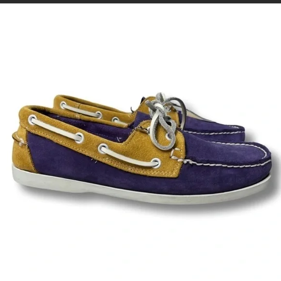 NWT Island Surf Co‎ Suede Dixon Boat Shoes Loafers