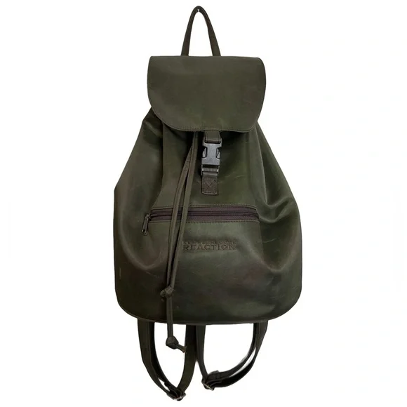 Kenneth Cole Reaction Olive Green Nylon Backpack