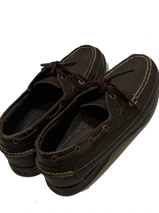 Polo Ralph Lauren Men's Brown Leather Boat Shoes