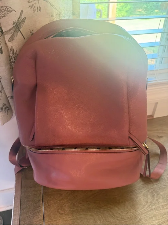Vera Bradley Dusty Rose Leather Backpack