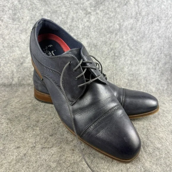 Stacy Adams Men's Bryant 25634-020 Cap Toe Navy Leather Comfort Oxford 11W