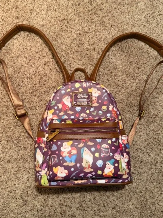 Seven Dwarves Snow White Loungefly Mini-Backpack
