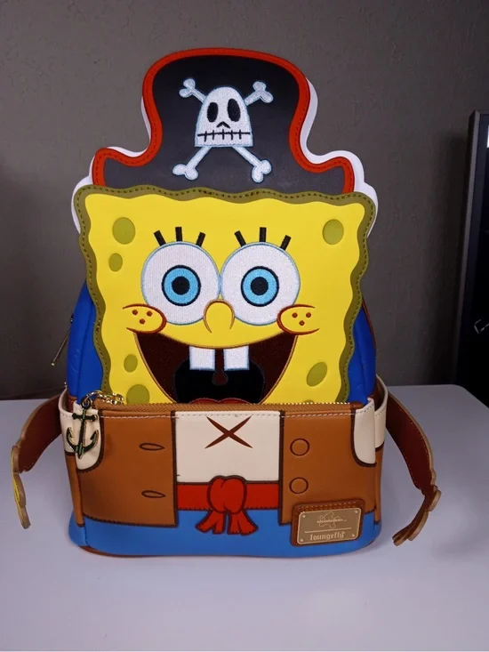 Loungefly SpongeBob SquarePants Pirate Costune Mini Backpack