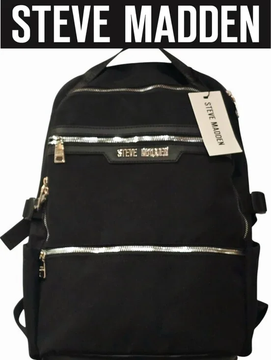 Steve Madden BHarlan Utility Backpack- Black
