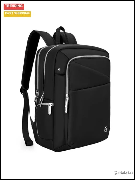 Laptop Backpack with USB Charging Port, Fits 15.6 Inch Travel Backpack