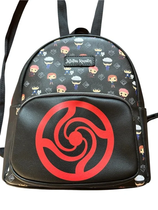 Jujutsu Kaisen Funko Mini Backpack Anime Chibi Characters Red Emblem