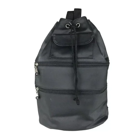 Arezzo Firasole Womens Black Zip Inner Pocket‎ Adjustable Strap Backpack Bag