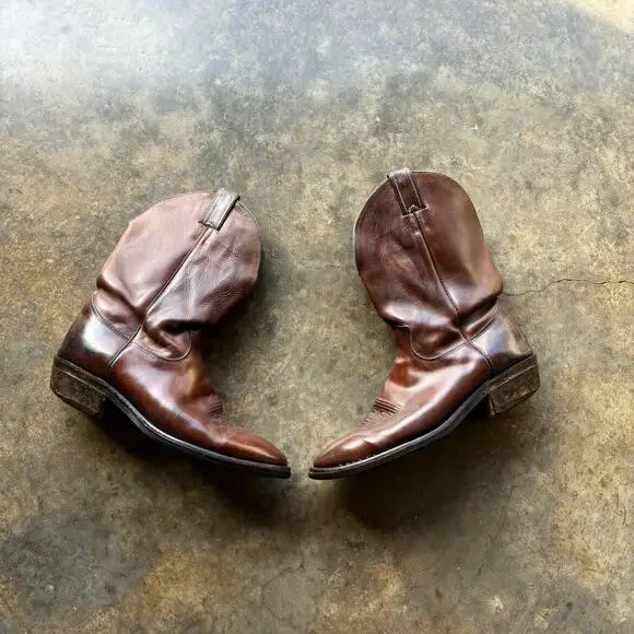 Beautiful Vintage Polished‎ Justin Cowboy Boots