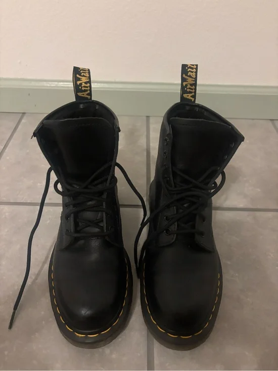 Dr. Martens Industrial Safety Work Boots Black Leather ASTM Men’s US 8 EU 41