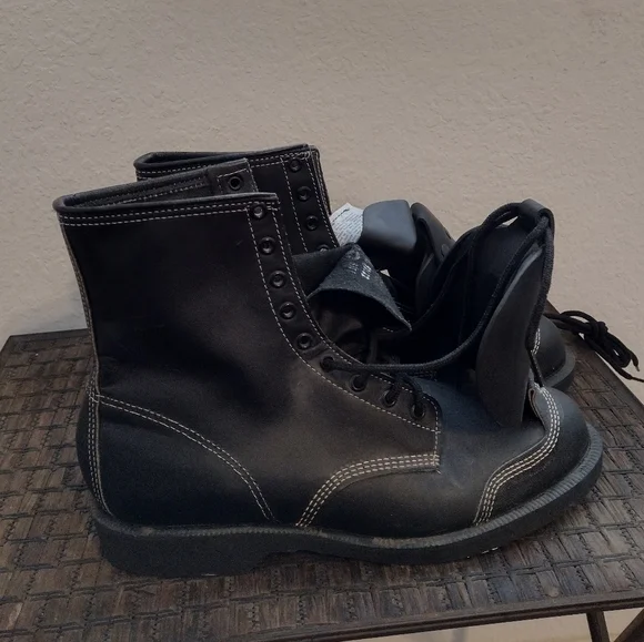 BF steel toe work boots