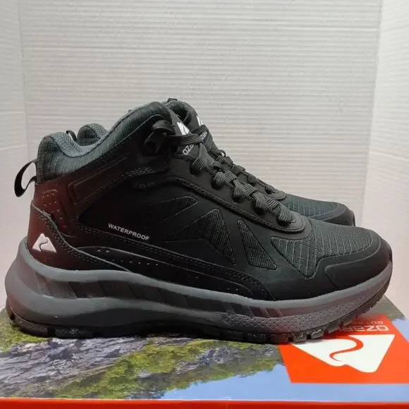 Men’s size 7 Ozark Trail Tech Hiker Waterproof Boots‎ Black