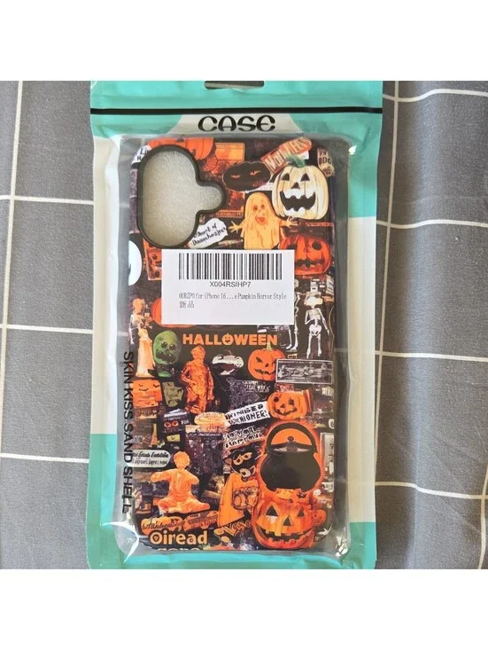 Apple iPhone 16 Halloween Horror Back Case Patterned Scratch Resistant