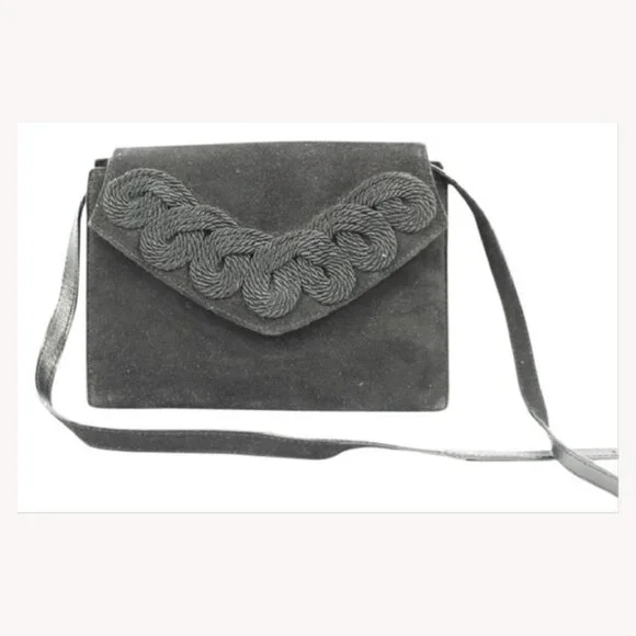 Salvatore Ferragamo  Suede Flap Woc Msml9 Black