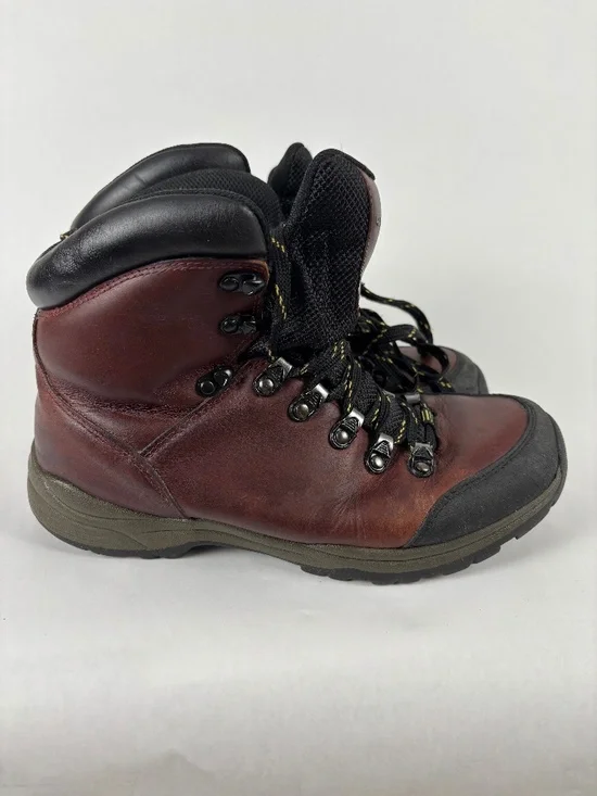 Lands' End, ‎Waterproof, Leather, Hiking Boots, Brown, Outdoor/Work, Trail, walk